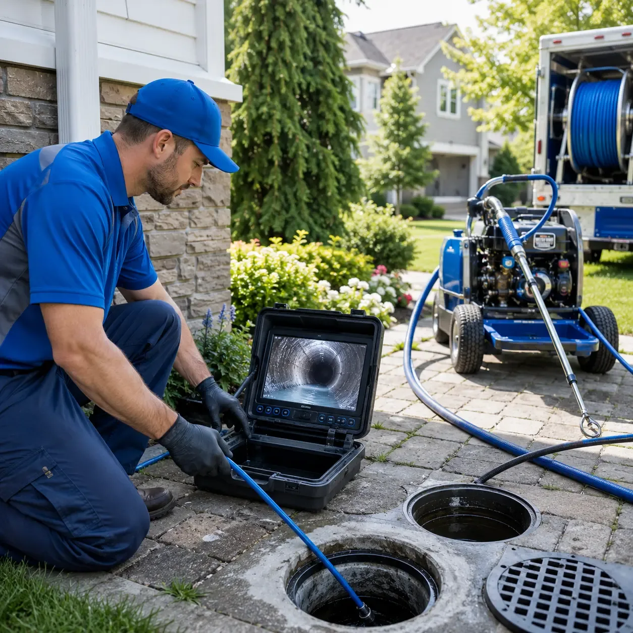 Outdoor drain cleaning professionals serving Le Raysville, PA